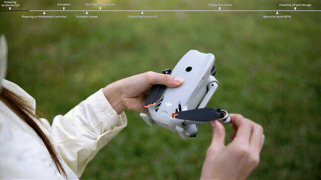 Preparación de aeronave DJI Lito